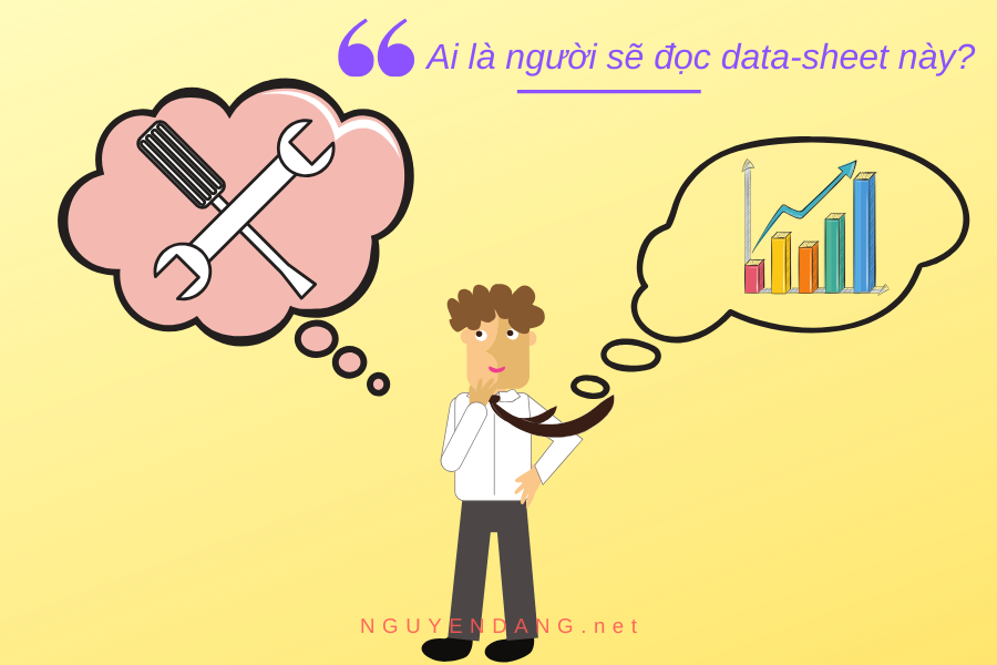 Xác định đối tượng mục tiêu trước khi viết datasheet