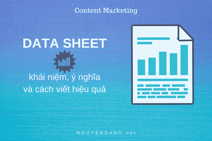 datasheet là gì? cách viết data sheet